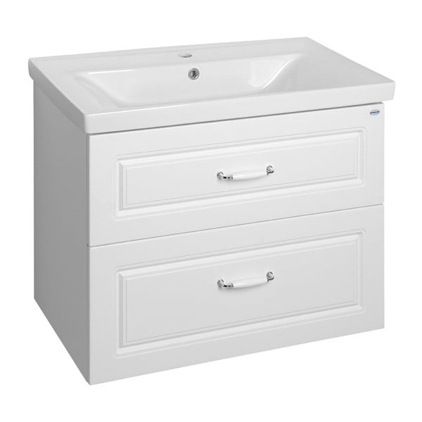 Pakabinama spintelė be kriauklės baltos spalvos 76,5x60 cm Favolo – Sapho