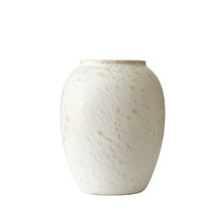 Kreminės spalvos molinė vaza Bitz, aukštis 12,5 cm