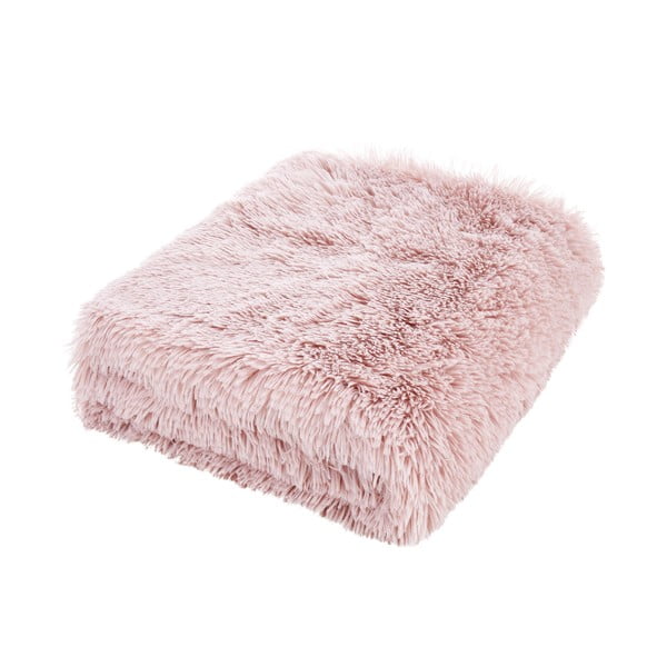 Lovatiesė rožinės spalvos iš mikropliušo dvigulei lovai 245x280 cm Cuddly – Catherine Lansfield