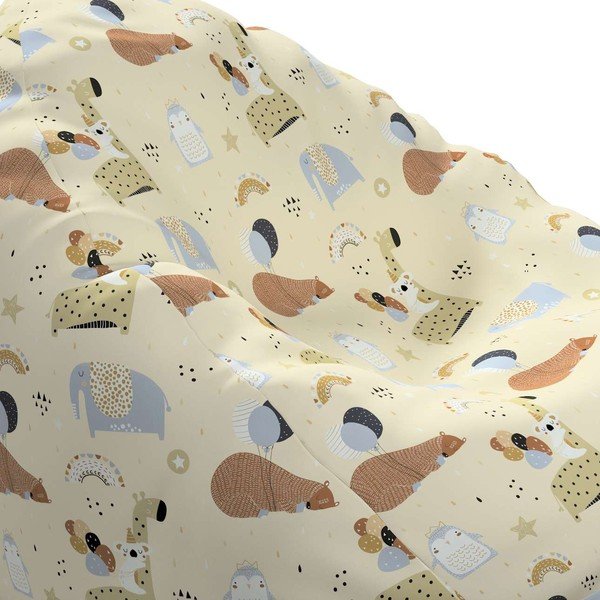 Smėlio spalvos vaikiškas sofos krepšys Magic - Yellow Tipi-image-1