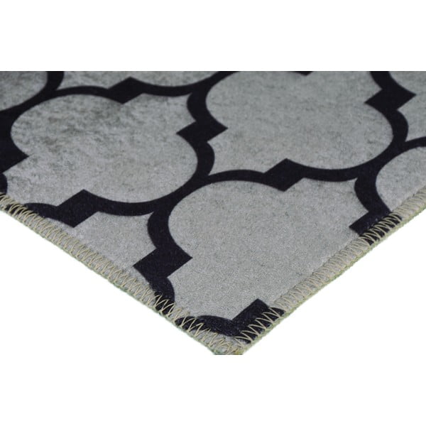 Pilkas plaunamas kilimas 80x50 cm - Vitaus-image-2