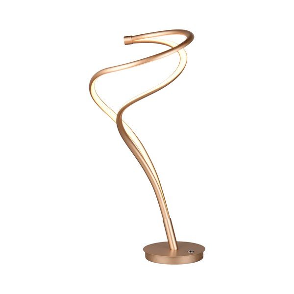 Stalinis šviestuvas auksinės spalvos LED (aukštis 56 cm) su metaliniu gaubtu Nala – Trio Select-image-3