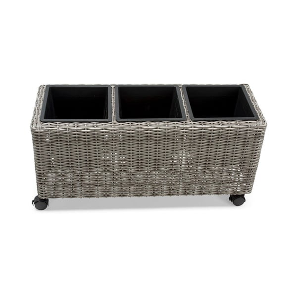 Pilkos spalvos sodo vazonas Bonami Essentials Natural-image-4