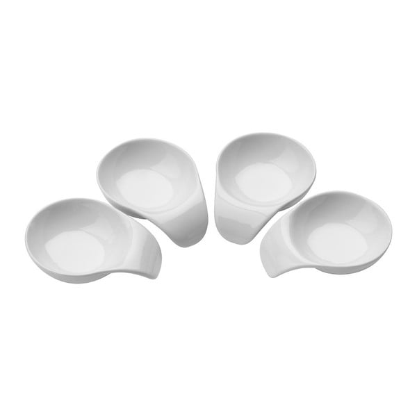 4 porcelianinių serviravimo dubenėlių rinkinys Premier Housewares Serving