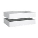 Lovos daiktadėžės baltos spalvos 2 vnt. 90x190/140x190 cm Naia – Tvilum