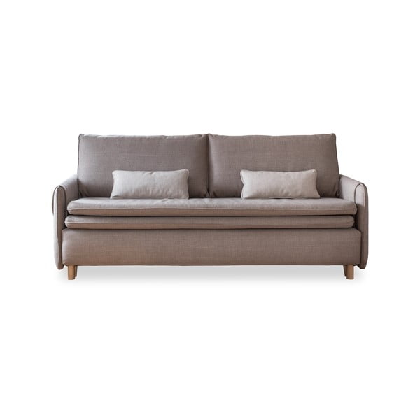 Sulankstoma sofa šviesiai rudos spalvos 207 cm Simon – Miuform