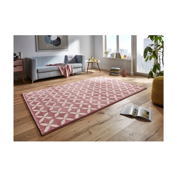 Rožinis kilimas Mėtų kilimai Tiffany, 120 x 170 cm-image-3