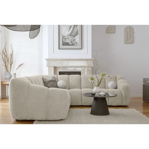 Smėlio spalvos kampinė sofa Shell – Miuform-image-3