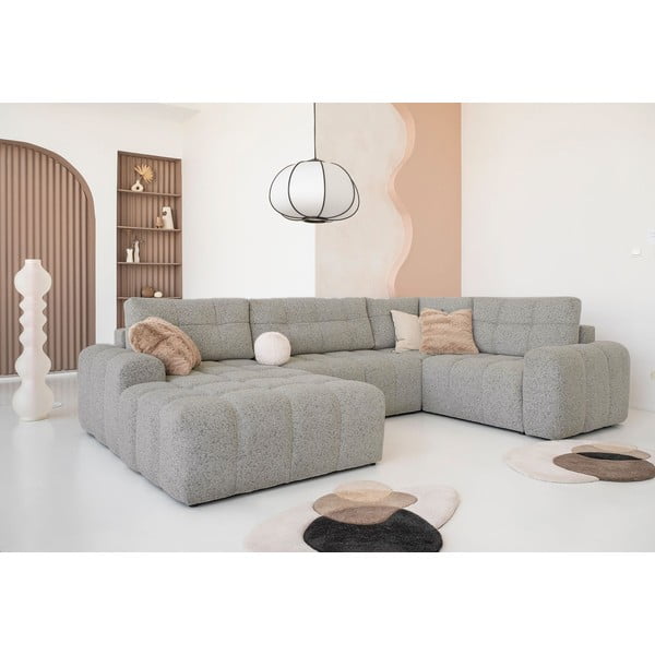 Šviesiai rudos spalvos sulankstoma/su sandėliavimo vieta modulinė kampinė sofa (su dešiniuoju kampu) Lulu – Miuform-image-1