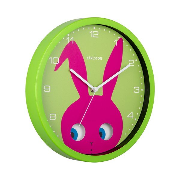 Vaikiškas laikrodis ø 31 cm Peekaboo Bunny – Karlsson-image-3