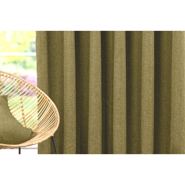 Užuolaida žalios spalvos 140x260 cm Atacama – Mendola Fabrics-image-1