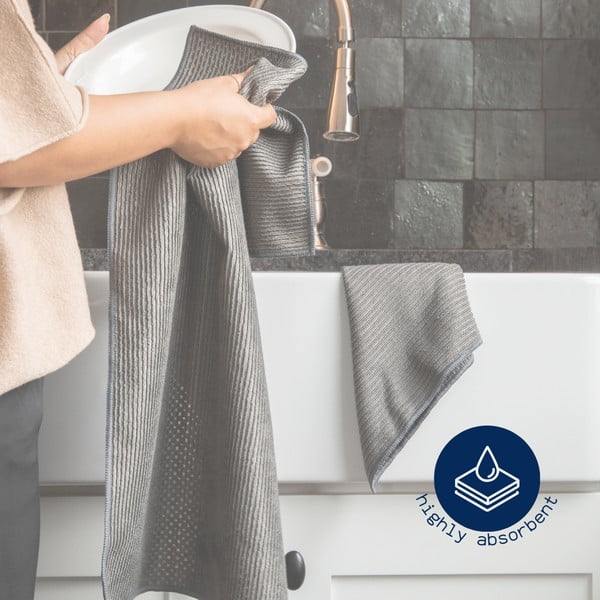 Virtuvės rankšluosčiai 2 vnt. 40x60 cm Rice – Tiseco Home Studio-image-4