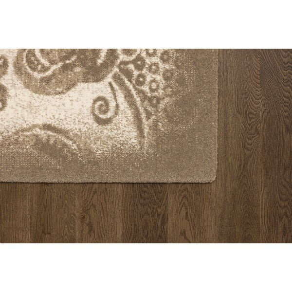 Kilimas iš vilnos smėlio spalvos 200x300 cm Damask – Agnella-image-3