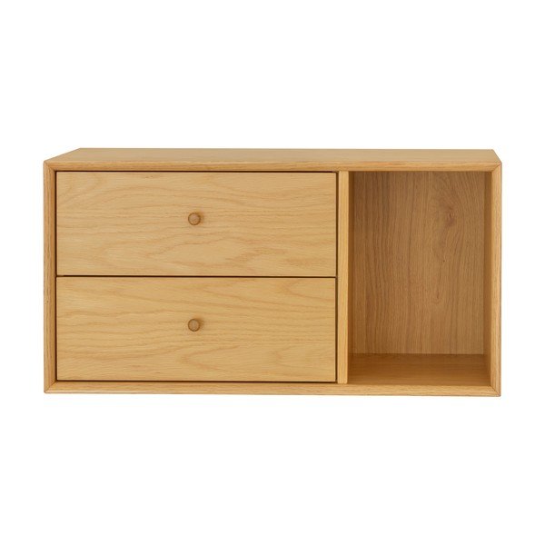 Stalčiai modulinei lentynų sistemai natūralios spalvos iš ąžuolo 43x33 cm Z  – Tenzo-image-4