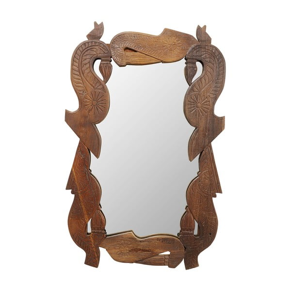 Sieninis veidrodis su medžio masyvo rėmu 110x172 cm Bracket – Kare Design