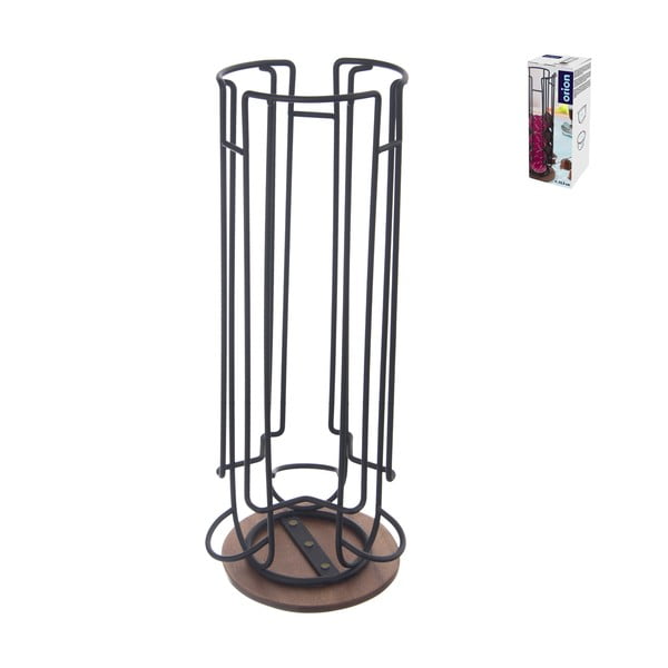 Kavos kapsulių laikiklis juodos spalvos Radka – Orion-image-3