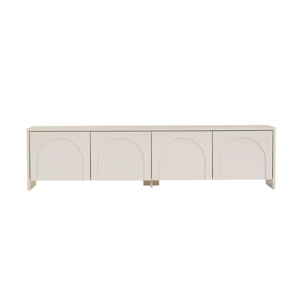 Kreminės spalvos TV spintelė 180x45x32 cm Aurelia – Kalune Design-image-3