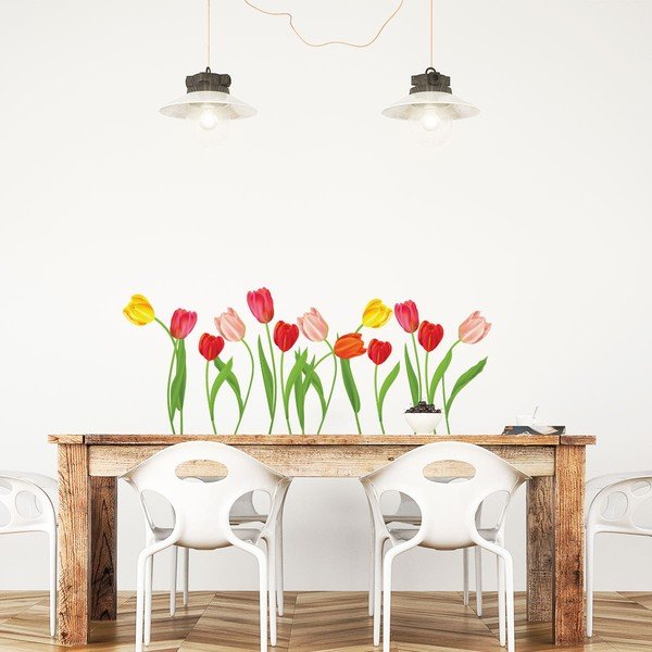 "Ambiance Wild Tulips" sienų lipdukų rinkinys