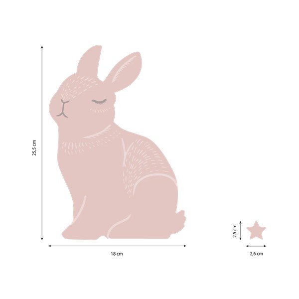 Lipdukų lapas 30x42 cm Vintage Rabbit – Lilipinso-image-2
