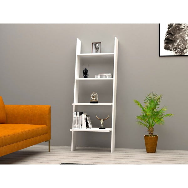 Pastatoma lentyna baltos spalvos 56x150 cm Solid – Kalune Design-image-1