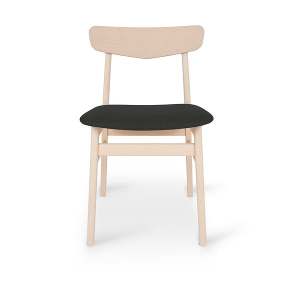 Juoda/natūrali bukmedžio medienos valgomojo kėdė Mosbol - Hammel Furniture