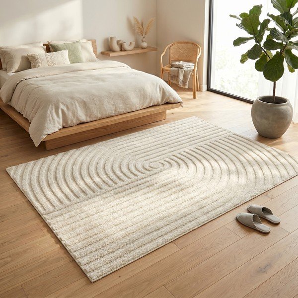 Kreminės spalvos kilimas 120x170 cm Serenity – ESTE-image-3