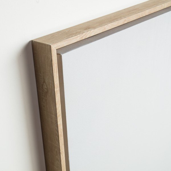 Baltas paveikslas su rėmu Kave Home Abstract, 60 x 90 cm-image-1