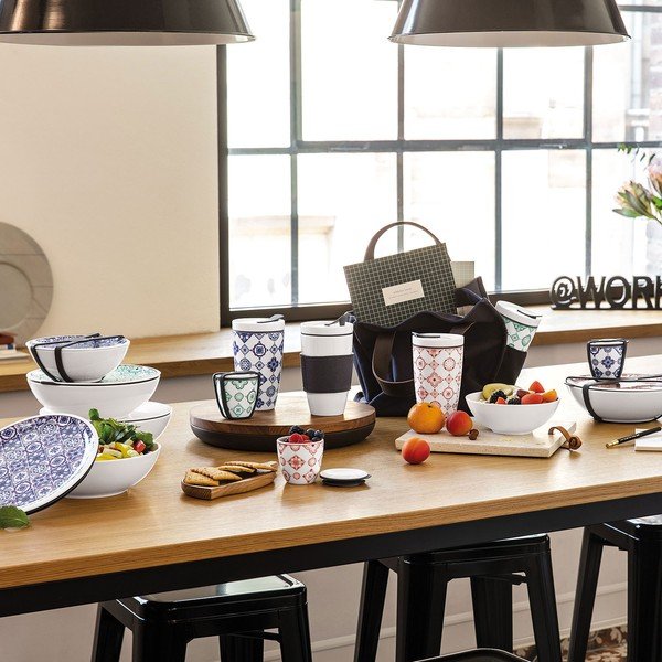 Žalias ir baltas porcelianinis kelioninis termopuodelis Villeroy & Boch Like To Go, 350 ml-image-4