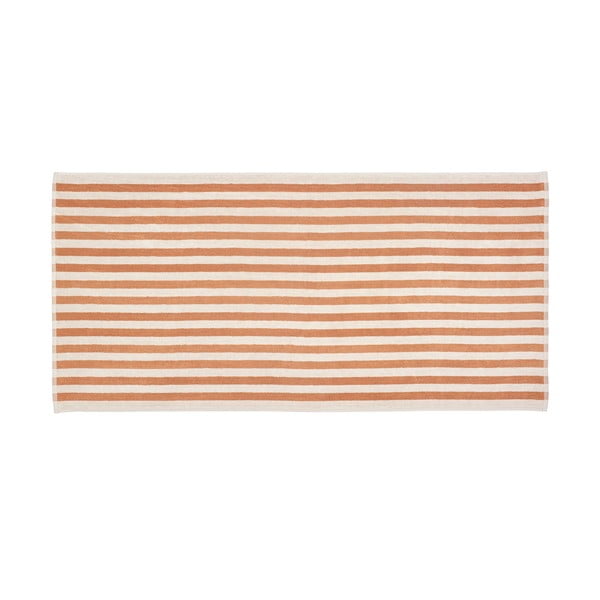 Oranžinės spalvos/smėlio spalvos iš frote audinio iš organiškos medvilnės vonios rankšluostis 70x140 cm Arto – Blomus-image-2