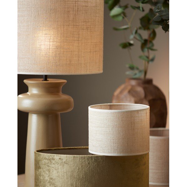Šviestuvo gaubtas smėlio spalvos ø 20 cm Sendai – Light & Living-image-1