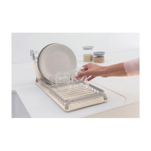 Smėlio spalvos iš metalo kiaurasamtis 46x20 cm – Brabantia-image-4
