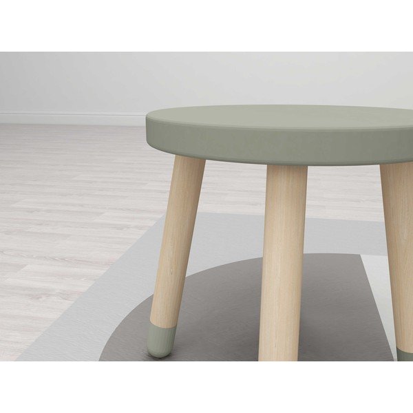 Šviesiai žalia vaikiška kėdutė Flexa Dots, ø 30 cm-image-3