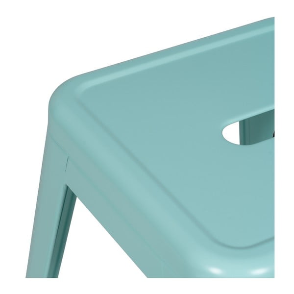 Turkio spalvos iš metalo baro kėdžių komplektas 2 vnt. (sėdynės aukštis 61 cm) – Ixia-image-4