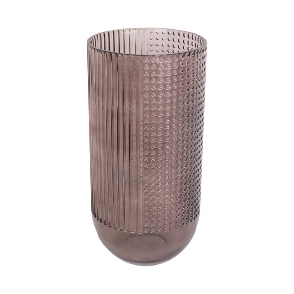 Rudos spalvos stiklo vaza PT LIVING Attract, aukštis 20 cm