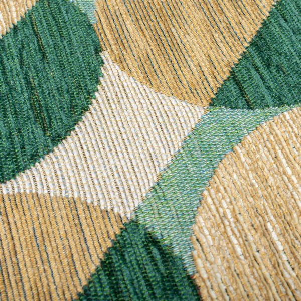 Kilimas geltonos spalvos/žalios spalvos 60x230 cm Carlos Circle Geo – Flair Rugs-image-3