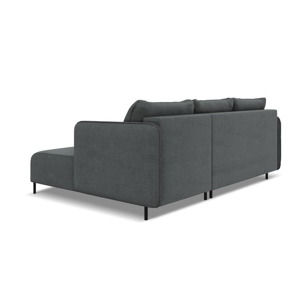 Tamsiai pilkos spalvos sulankstoma/su sandėliavimo vieta kampinė sofa (su dešiniuoju kampu) Luana – Makamii-image-3