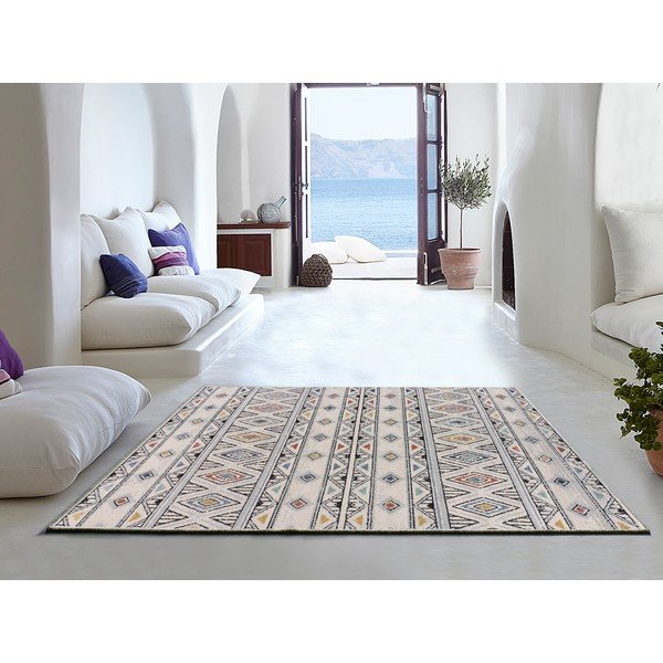 Smėlio spalvos kilimas 200x140 cm Mabel - Universal-image-1