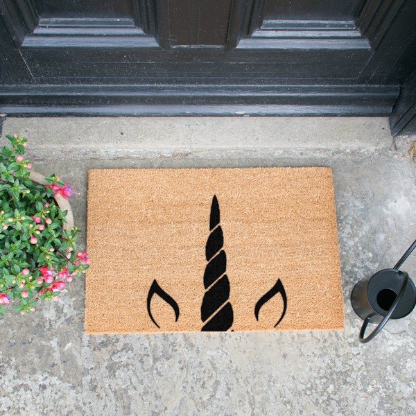Natūralaus pluošto kilimėlis Artsy Doormats Unicorn Horn, 40 x 60 cm-image-1
