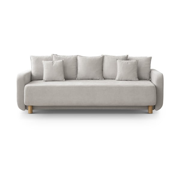 Smėlio spalvos sulankstoma/su sandėliavimo vieta sofa 231 cm Elen – Micadoni 