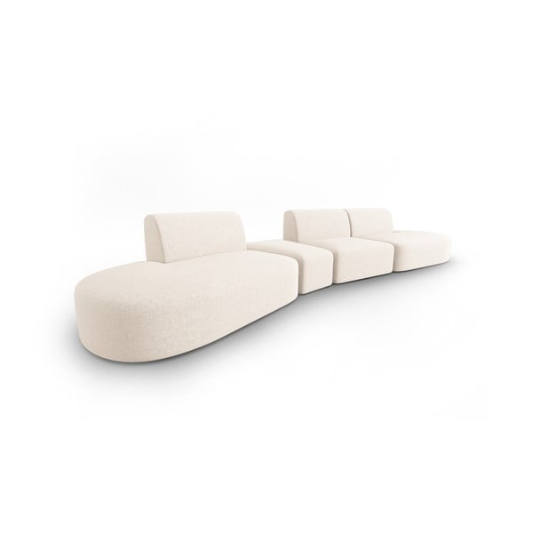 Sofa smėlio spalvos 412 cm Shane – Micadoni Home-image-2