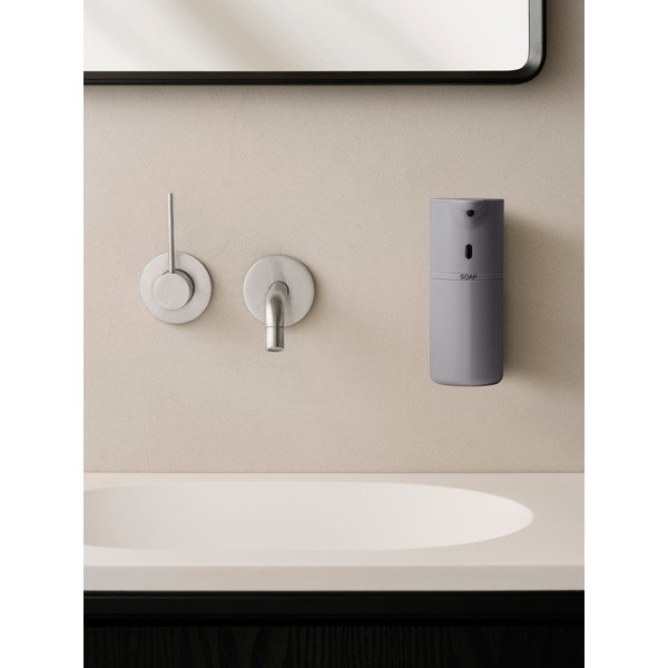 Pilkas automatinis plastikinis muilo dozatorius 260 ml Fineo - Blomus-image-1