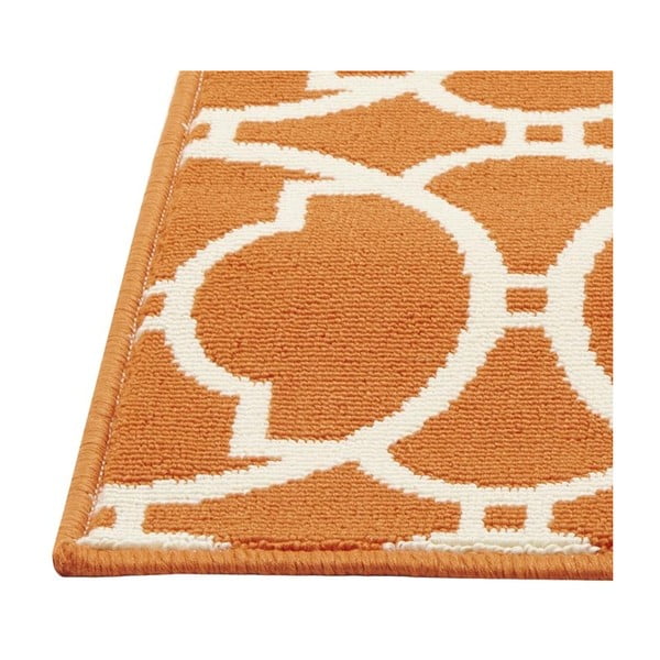 Oranžinis lauko kilimas Floorita Interlaced, 133 x 190 cm-image-4