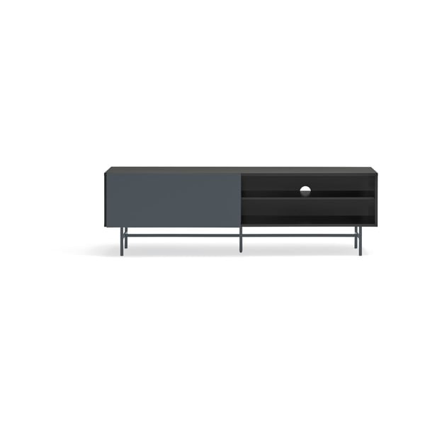 TV spintelė juodos spalvos/antracito spalvos 180x56 cm Nube – Teulat-image-2