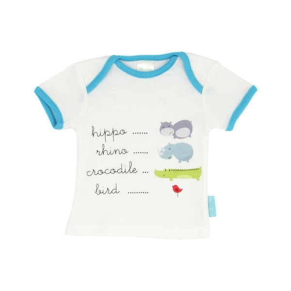 Kūdikių Hippo marškinėliai trumpomis rankovėmis, 12-18 mėnesių dydžio