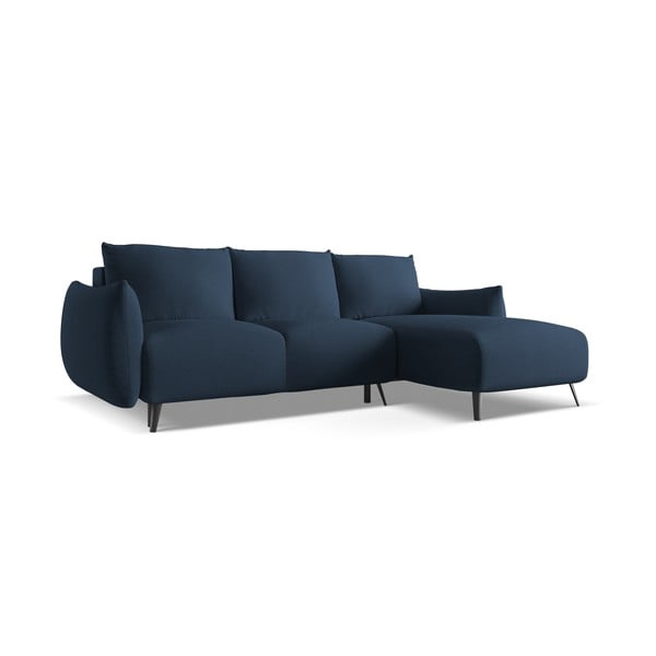 Mėlynos spalvos kampinė sofa (su dešiniuoju kampu) Malie – Makamii-image-2