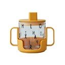 Geltonas vaikiškas puodelis Design Letters Grow With Your Cup