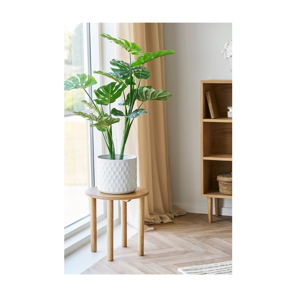 Iš ąžuolo masyvo apvalios formos šoninis stalas ø 40 cm Jena – House Nordic-image-3