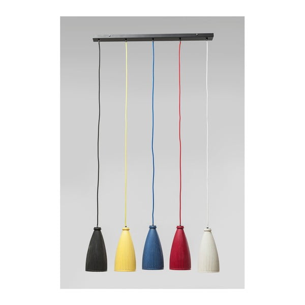 Pakabinamas šviestuvas su 5 atspalviais "Kare Design Art Colore