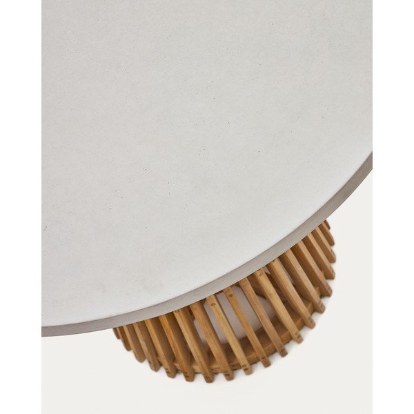 Apvalios formos sodo valgomojo stalas ø 90 cm Alcaufar – Kave Home-image-4