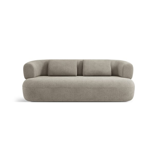 Iš boucle sofa šviesiai pilkos spalvos 178 cm Jenny – Micadoni Home